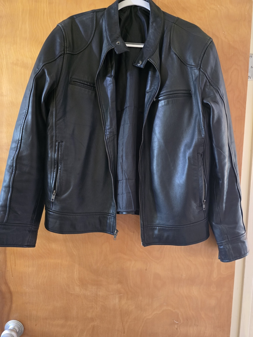 Men's Black Lambskin Leather Jacket